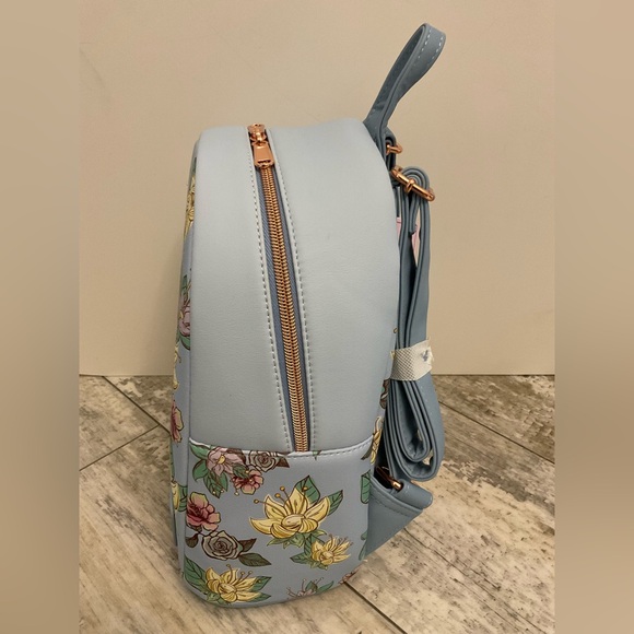 NWT Loungefly Tiana The Princess And The Frog Blue Floral in set - Picture 5 of 5